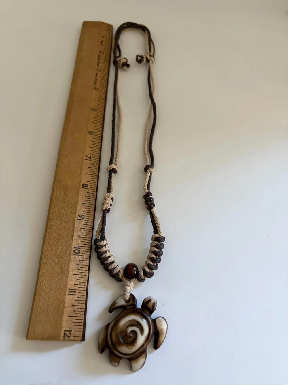 Handcrafted Green and Purple Turtle Pendant Necklace